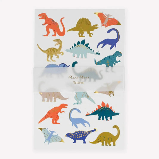 MeriMeri Dinosaurs Tattoo Sheets (x 2 sheets) kids outfit