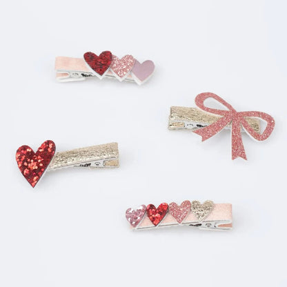 MeriMeri Love Hair Clips Set (8pk) kids outfit