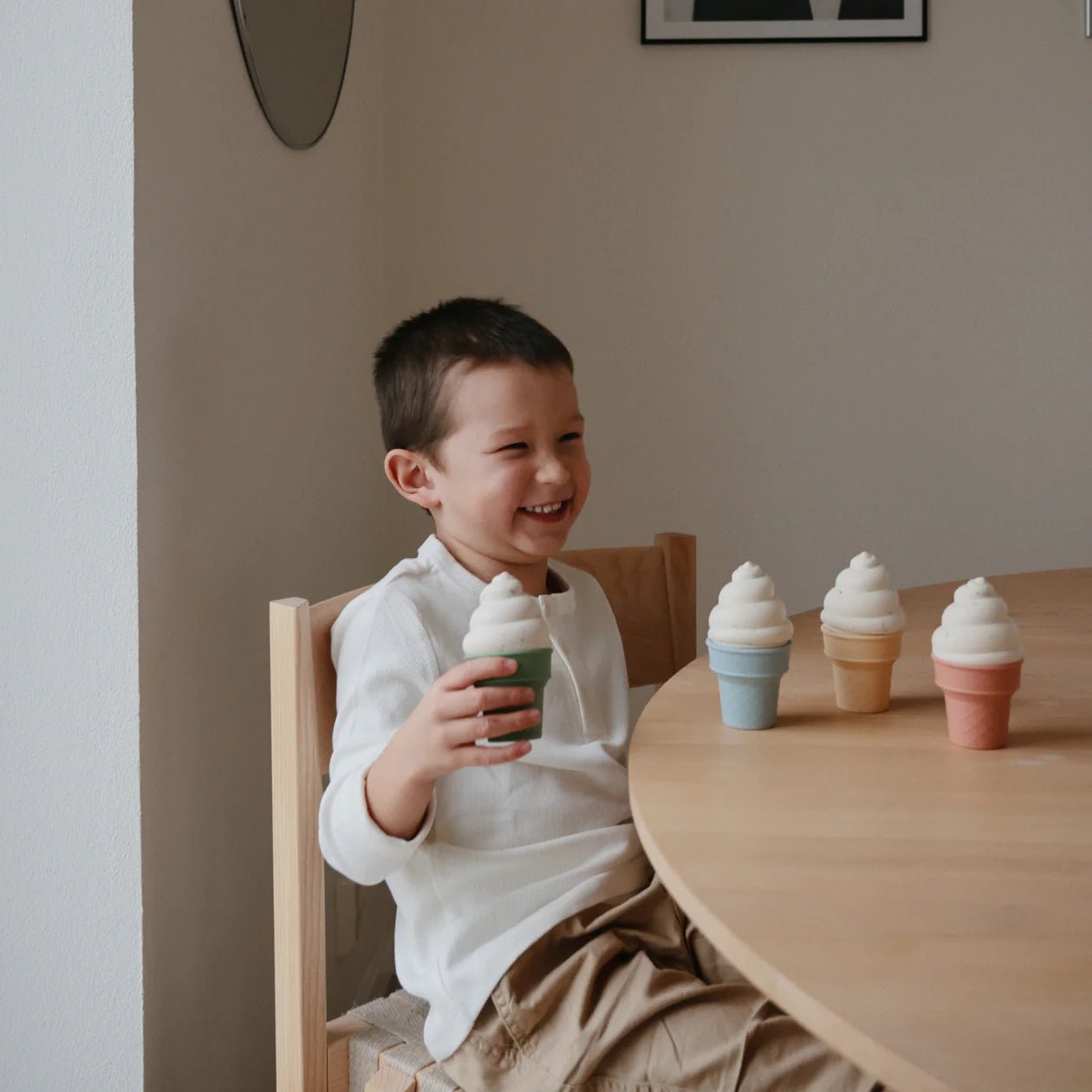 Mushie Mix and Match Ice Cream Toy kids outfit