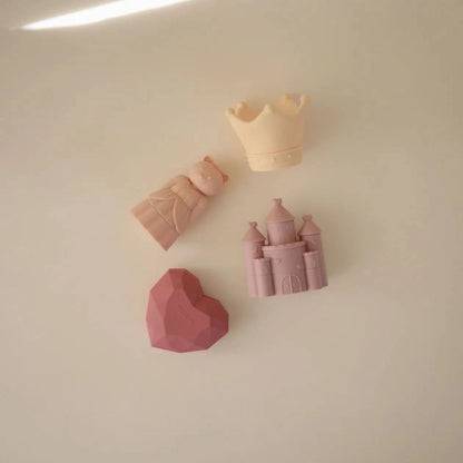 Mushie Princess Mold Free Bath Play Set - 4 Pack kids outfit