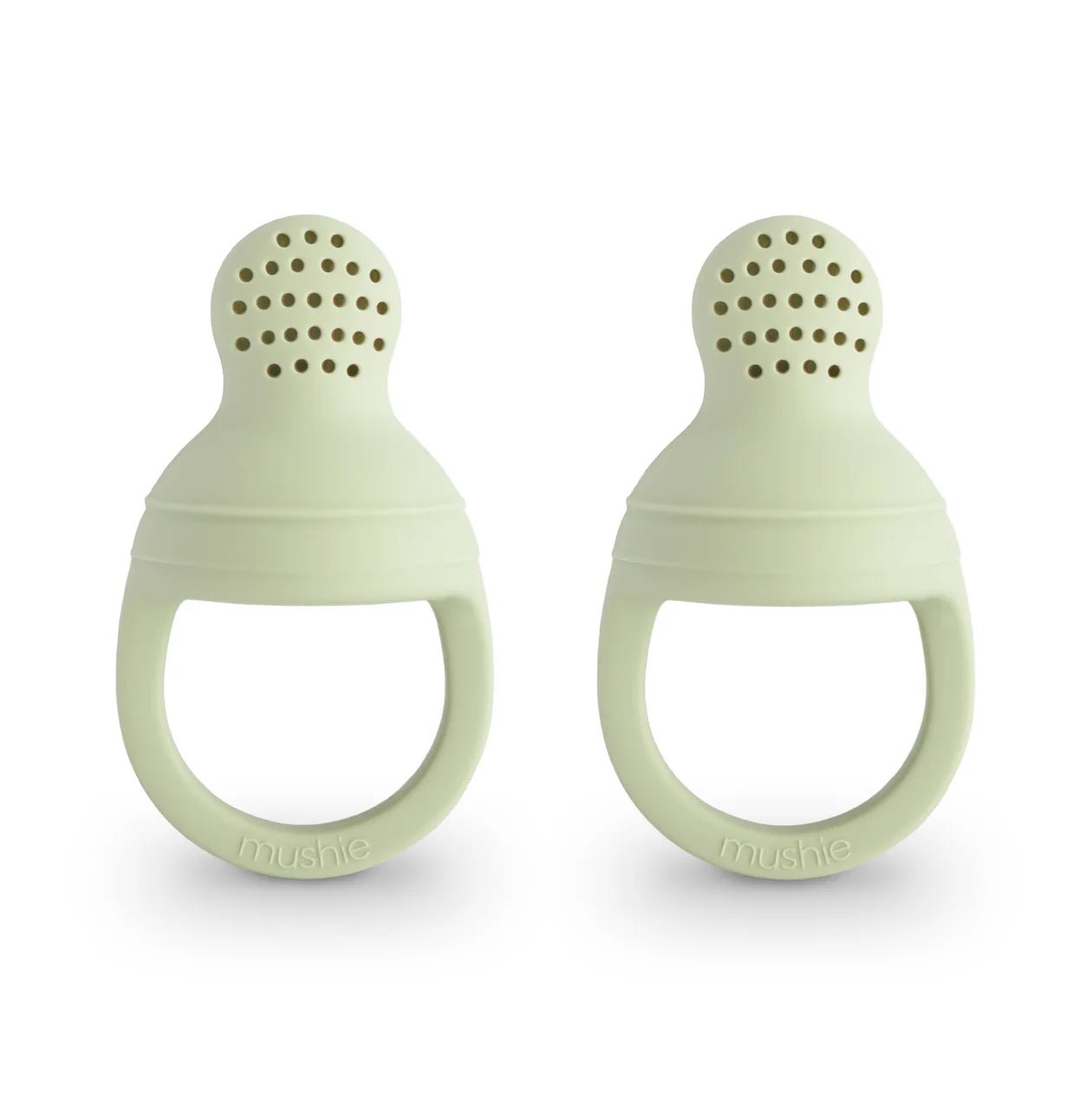 Mushie Silicone Fresh Food Feeder 2 - Pack - Sage kids outfit
