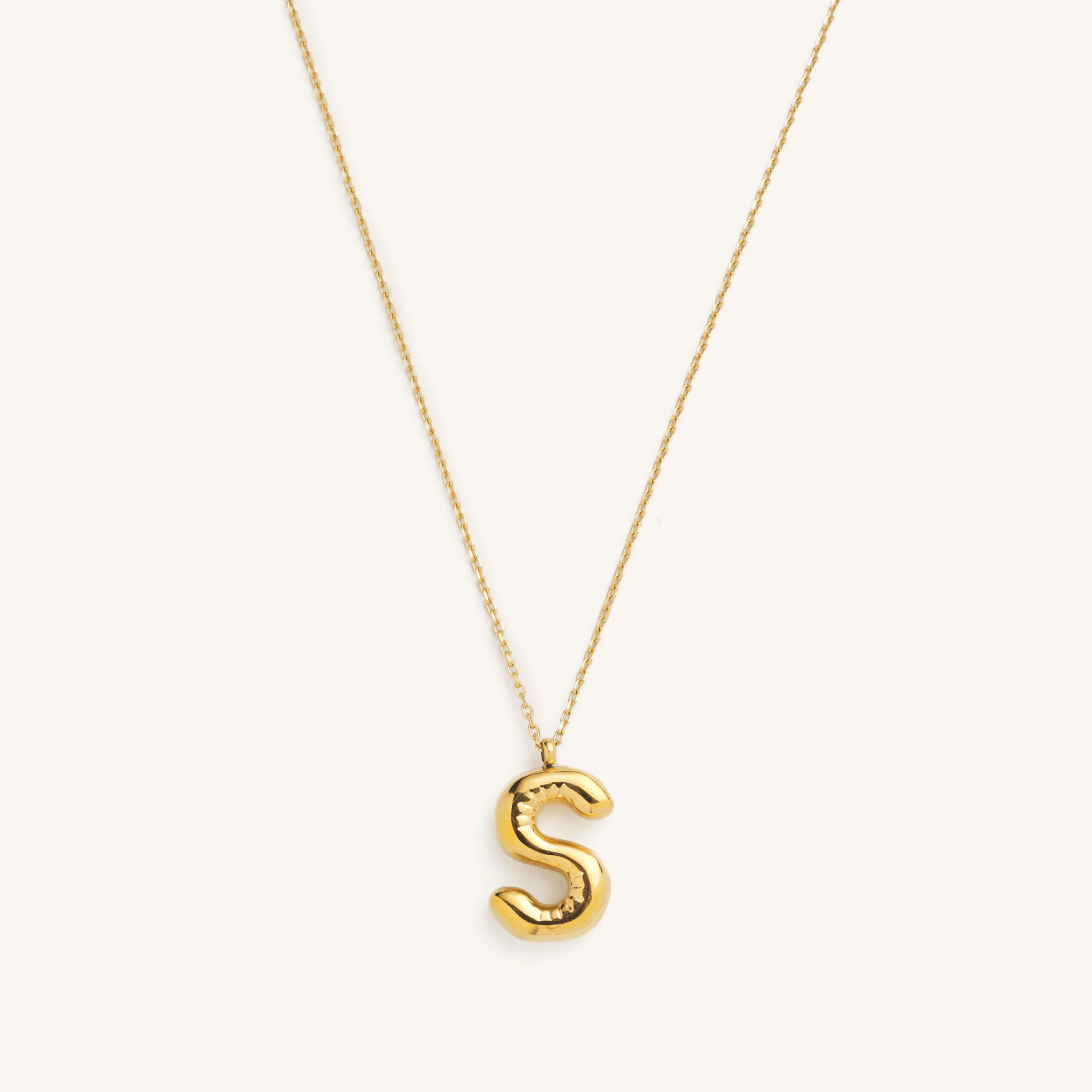 Nikki Bubble Initial Necklace kids outfit