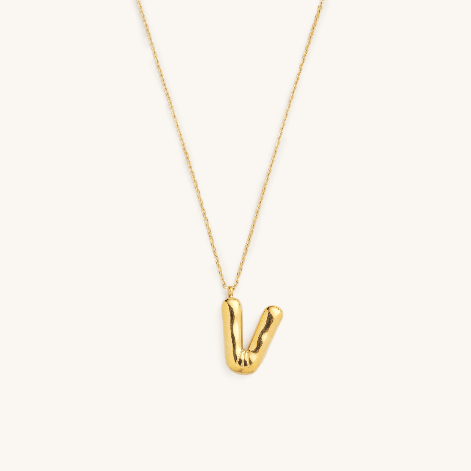 Nikki Bubble Initial Necklace kids outfit