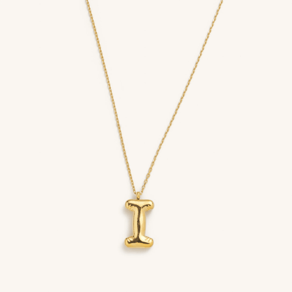 Nikki Bubble Initial Necklace kids outfit
