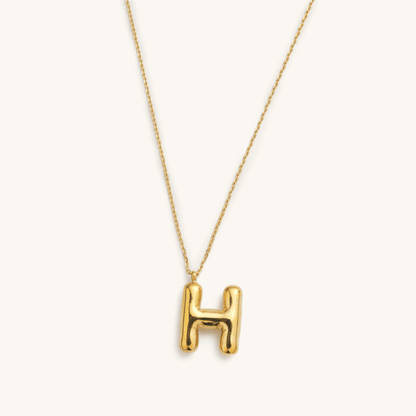 Nikki Bubble Initial Necklace kids outfit