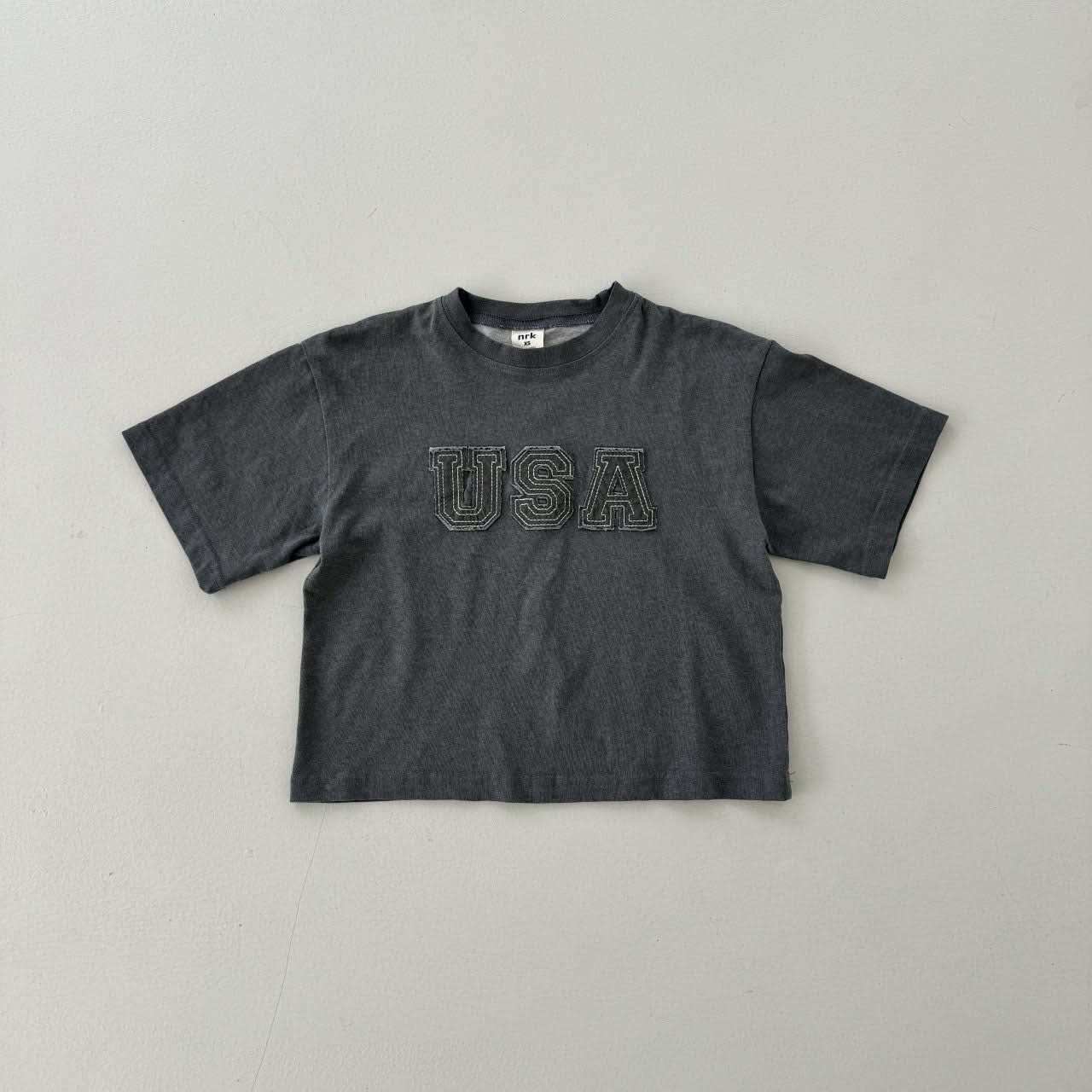 Kids USA Patch Oversized Top (15m-7y) - 2 Colors - AT NOON STORE