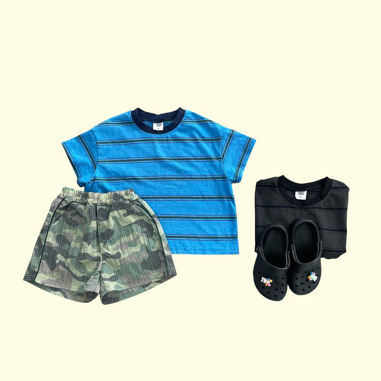 [Pre - Order] Toddler SS26 Camouflage Shorts (3 - 11y) - 2 Colors kids outfit
