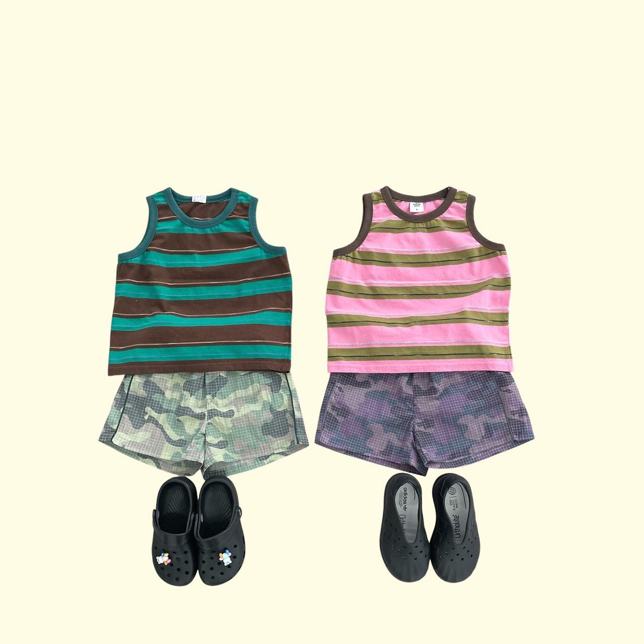 [Pre - Order] Toddler SS26 Camouflage Shorts (3 - 11y) - 2 Colors kids outfit