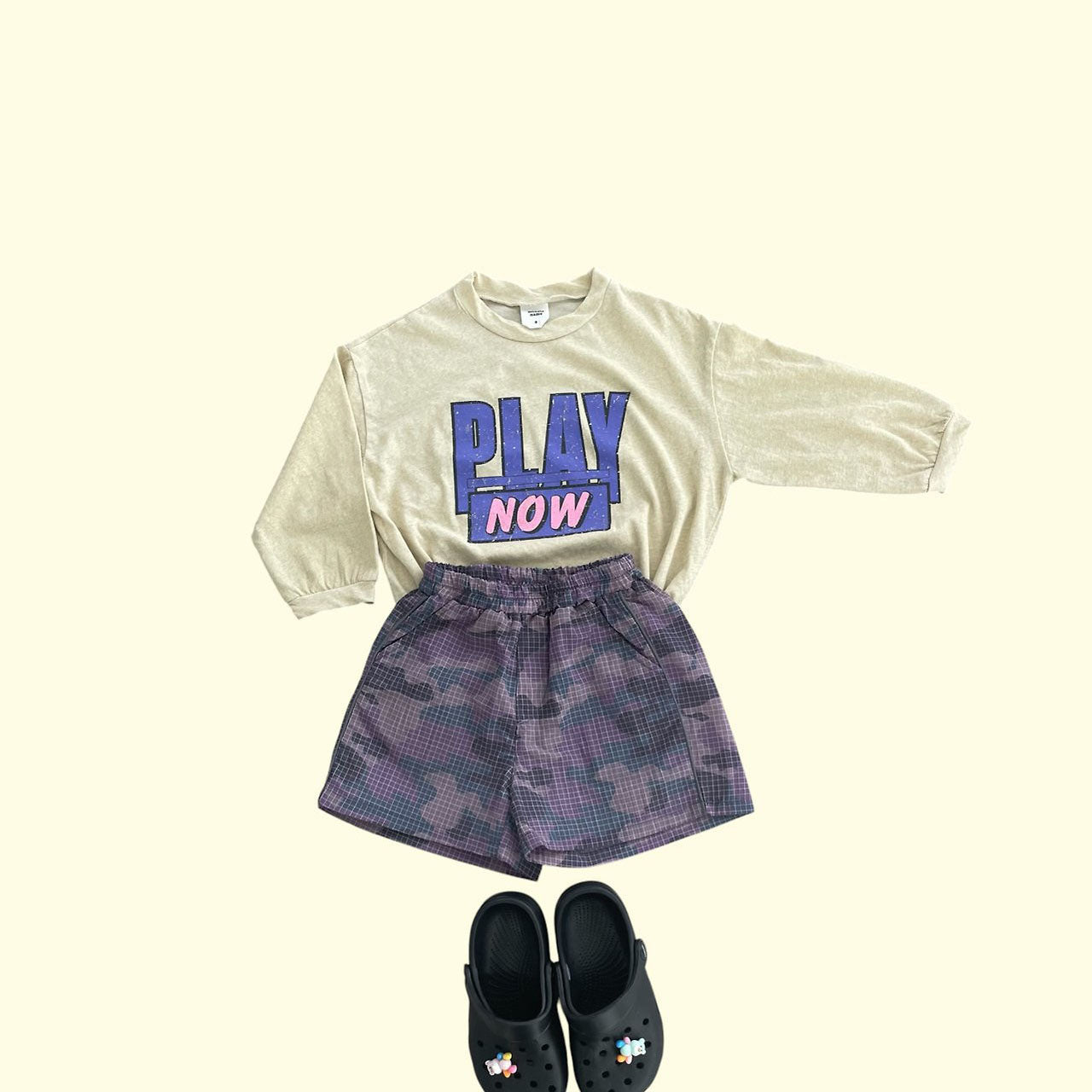 [Pre - Order] Toddler SS26 Camouflage Shorts (3 - 11y) - 2 Colors kids outfit