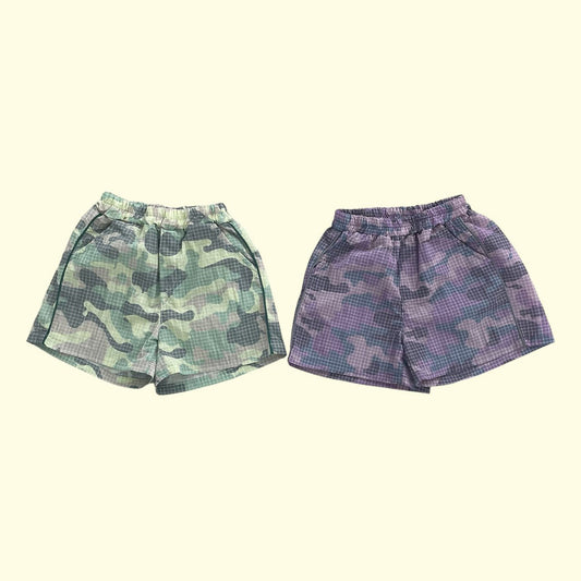 [Pre - Order] Toddler SS26 Camouflage Shorts (3 - 11y) - 2 Colors kids outfit