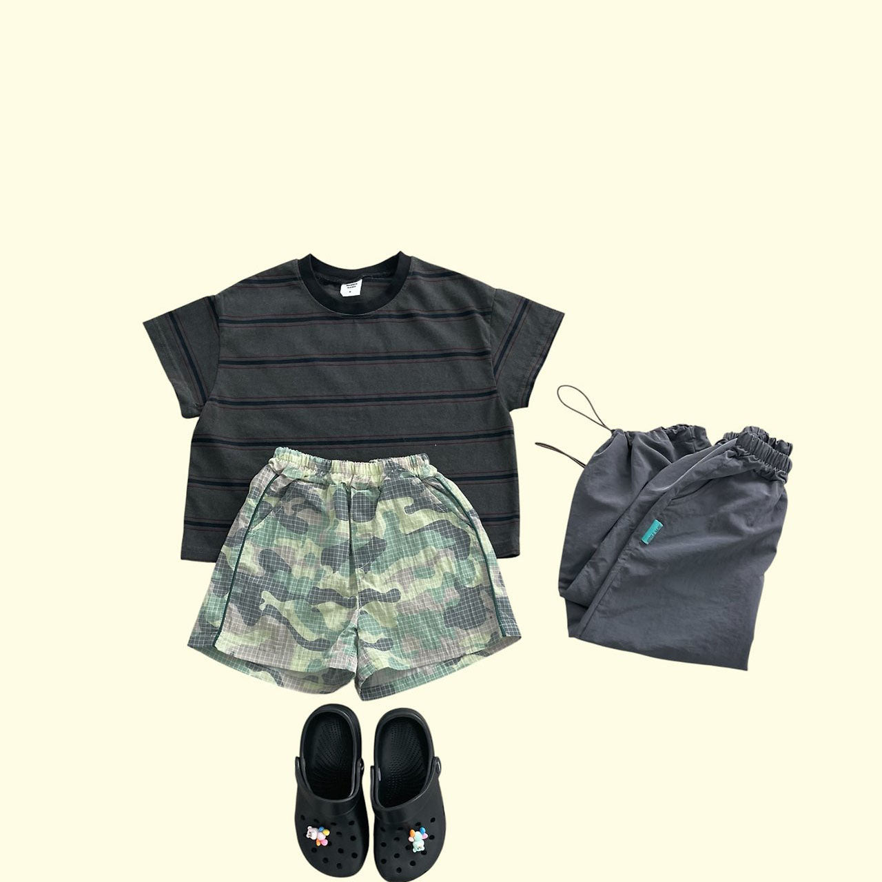 [Pre - Order] Toddler SS26 Camouflage Shorts (3 - 11y) - 2 Colors kids outfit