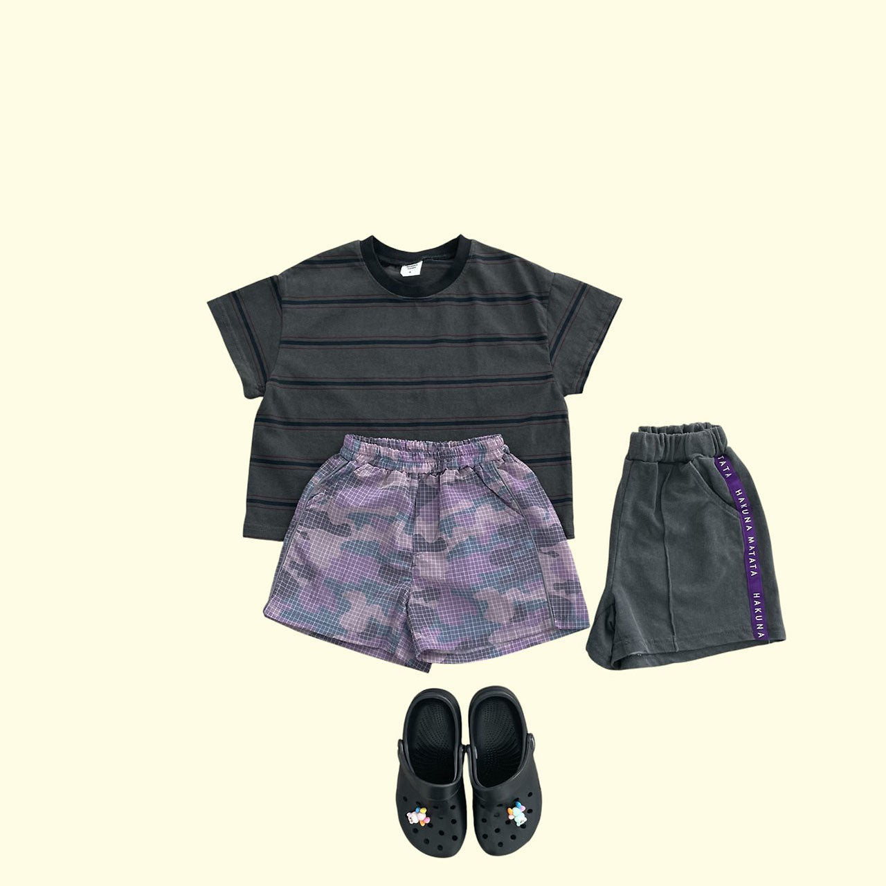 [Pre - Order] Toddler SS26 Camouflage Shorts (3 - 11y) - 2 Colors kids outfit