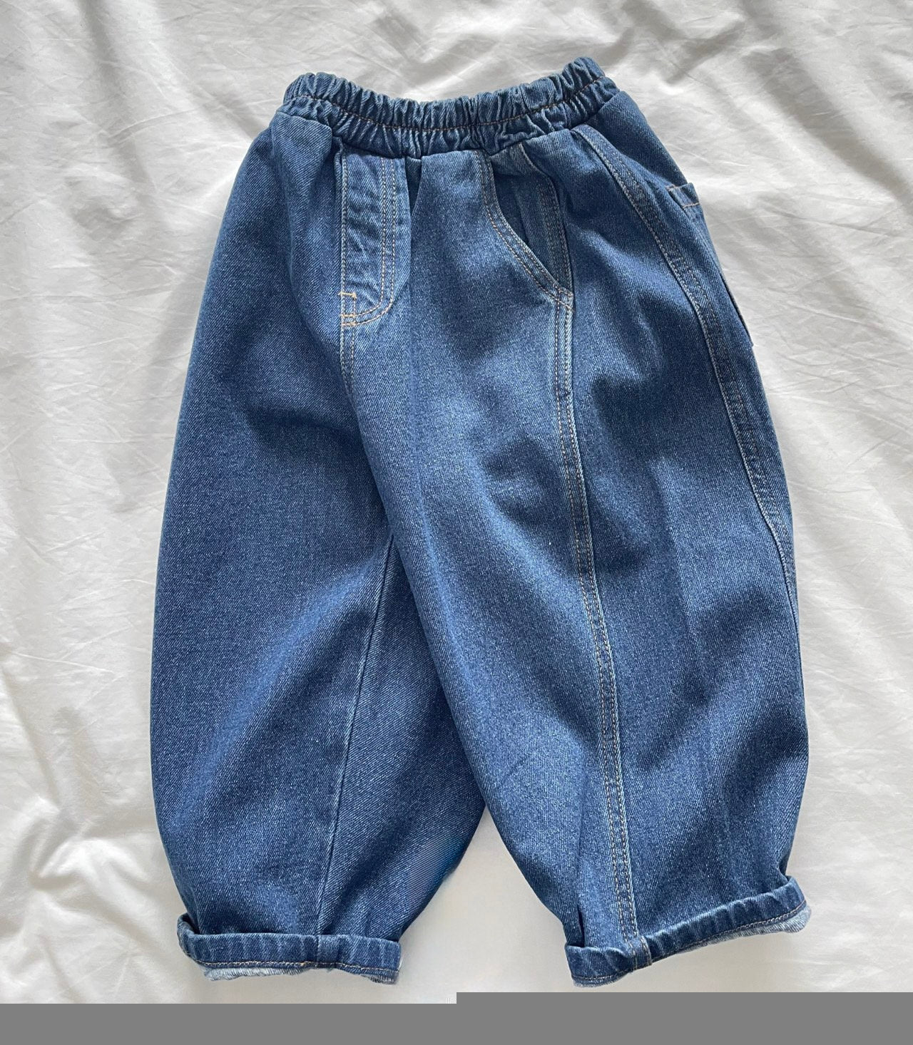 Toddler W25 Brushed Cotton Denim Pull-on Pants (1-7y)