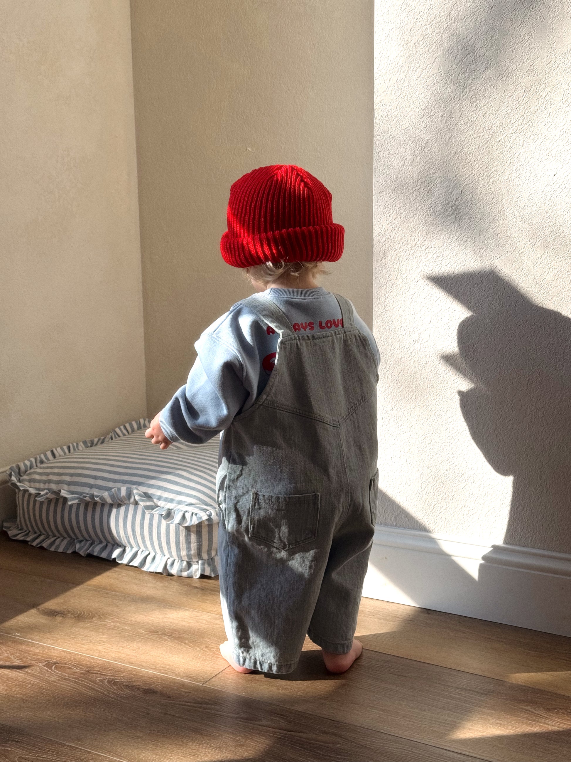 Toddler Denim Overalls (1-7y) - Blue - AT NOON STORE