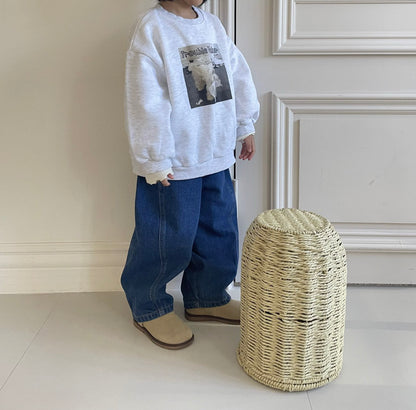 Toddler W25 Brushed Cotton Denim Pull-on Pants (1-7y)