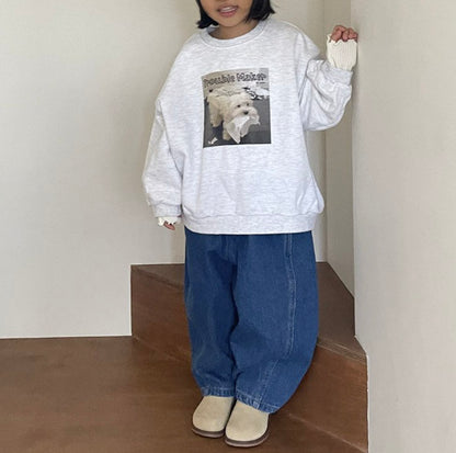 Toddler W25 Brushed Cotton Denim Pull-on Pants (1-7y)