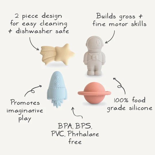 Space Mold Free Bath Play Set kids outfit