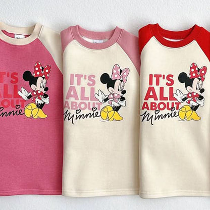 [Special Price] Toddler Disney Minnie Raglan Dress (1 - 6y) - 3 Colors kids outfit