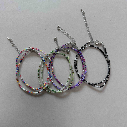SS25 Multi Color Beaded Necklace - 4 Colors kids outfit
