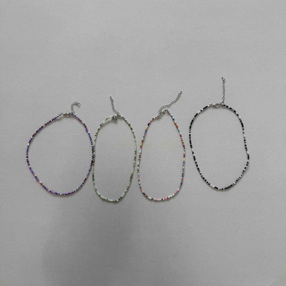 SS25 Multi Color Beaded Necklace - 4 Colors kids outfit