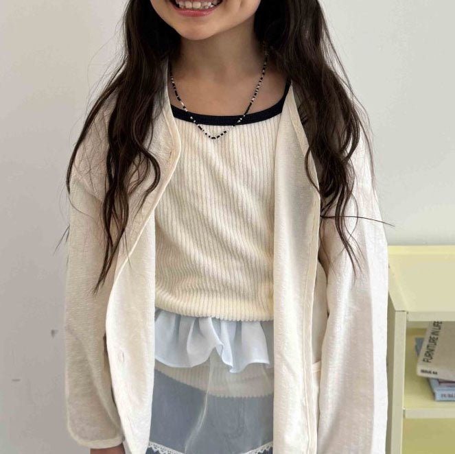 SS25 Multi Color Beaded Necklace - 4 Colors kids outfit