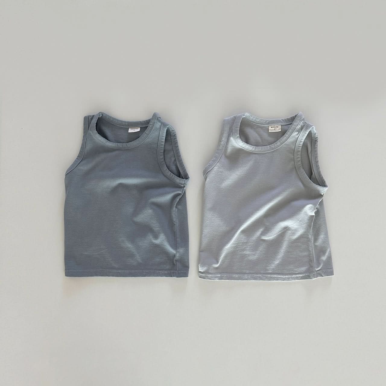 Toddler 2 - Pack Tank Top (6m - 5y) - Beige Set kids outfit