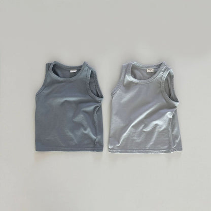Toddler 2 - Pack Tank Top (6m - 5y) - Beige Set kids outfit