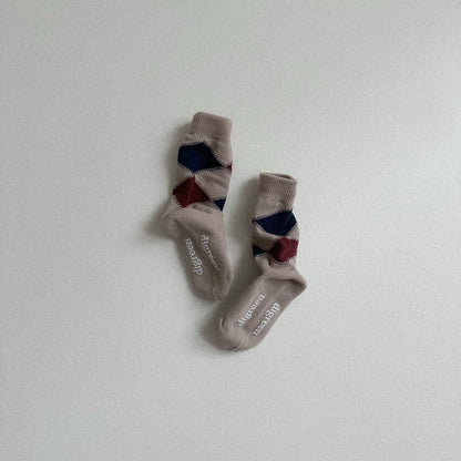 Toddler 3Pk Argyle Socks Set (2 - 7y) kids outfit