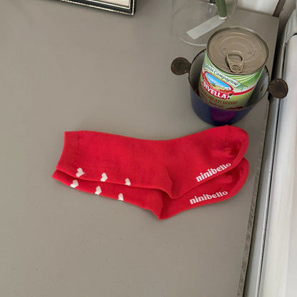 Toddler 3Pk Heart Jacquard Socks Set (2 - 7y) - AT NOON STORE