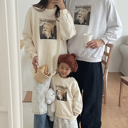 Toddler Adult W25 'Trouble Maker' Long Sleeve Sweatshirt (1 - 7y, Adult) - Light Heather Gray kids outfit