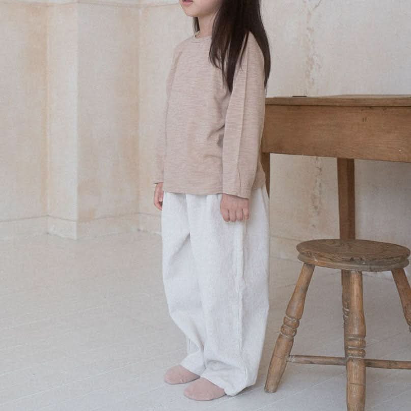 Toddler Anggo F24 Shoulder Button Top (1 - 6y) - 2 Colors kids outfit