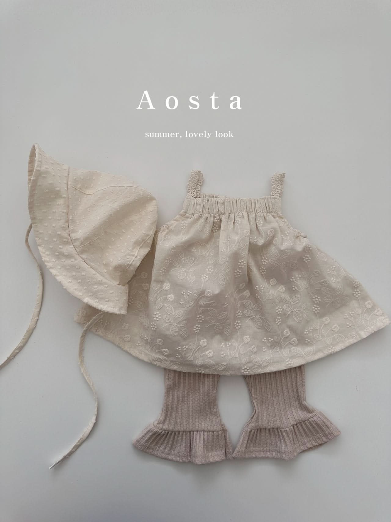 Toddler Aosta Lace Strap Sleeveless Top (3-5y) - 2 Colors kids outfit