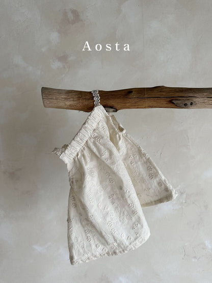 Toddler Aosta Lace Strap Sleeveless Top (3-5y) - 2 Colors kids outfit