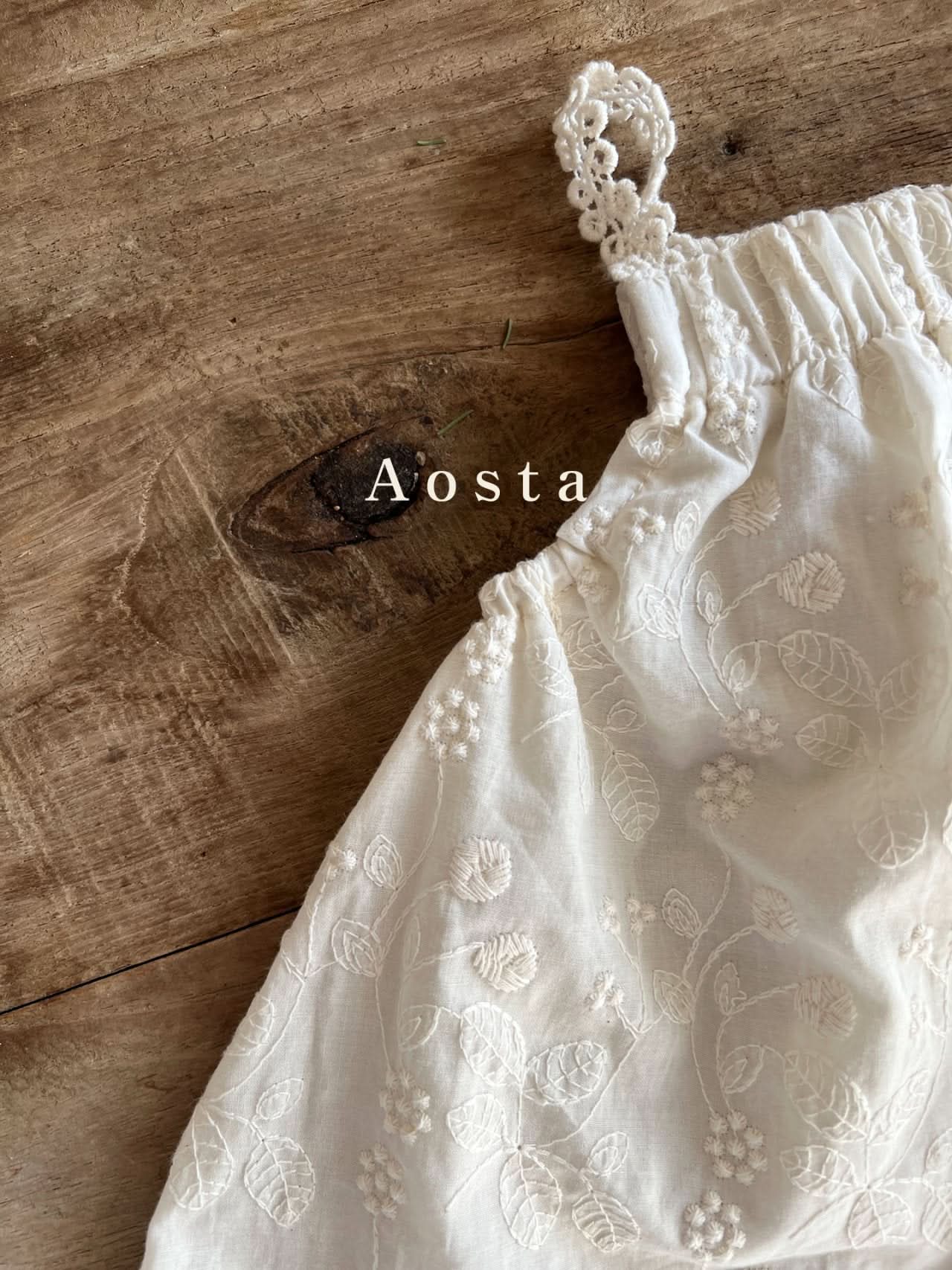 Toddler Aosta Lace Strap Sleeveless Top (3-5y) - 2 Colors kids outfit