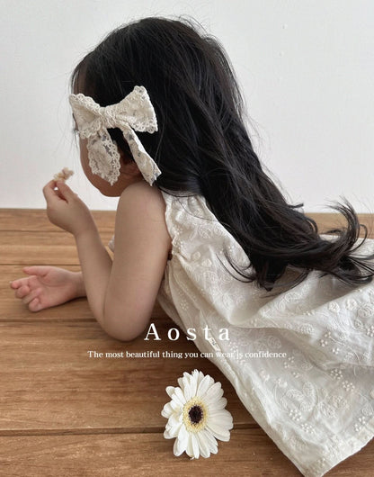 Toddler Aosta Lace Strap Sleeveless Top (3-5y) - 2 Colors kids outfit