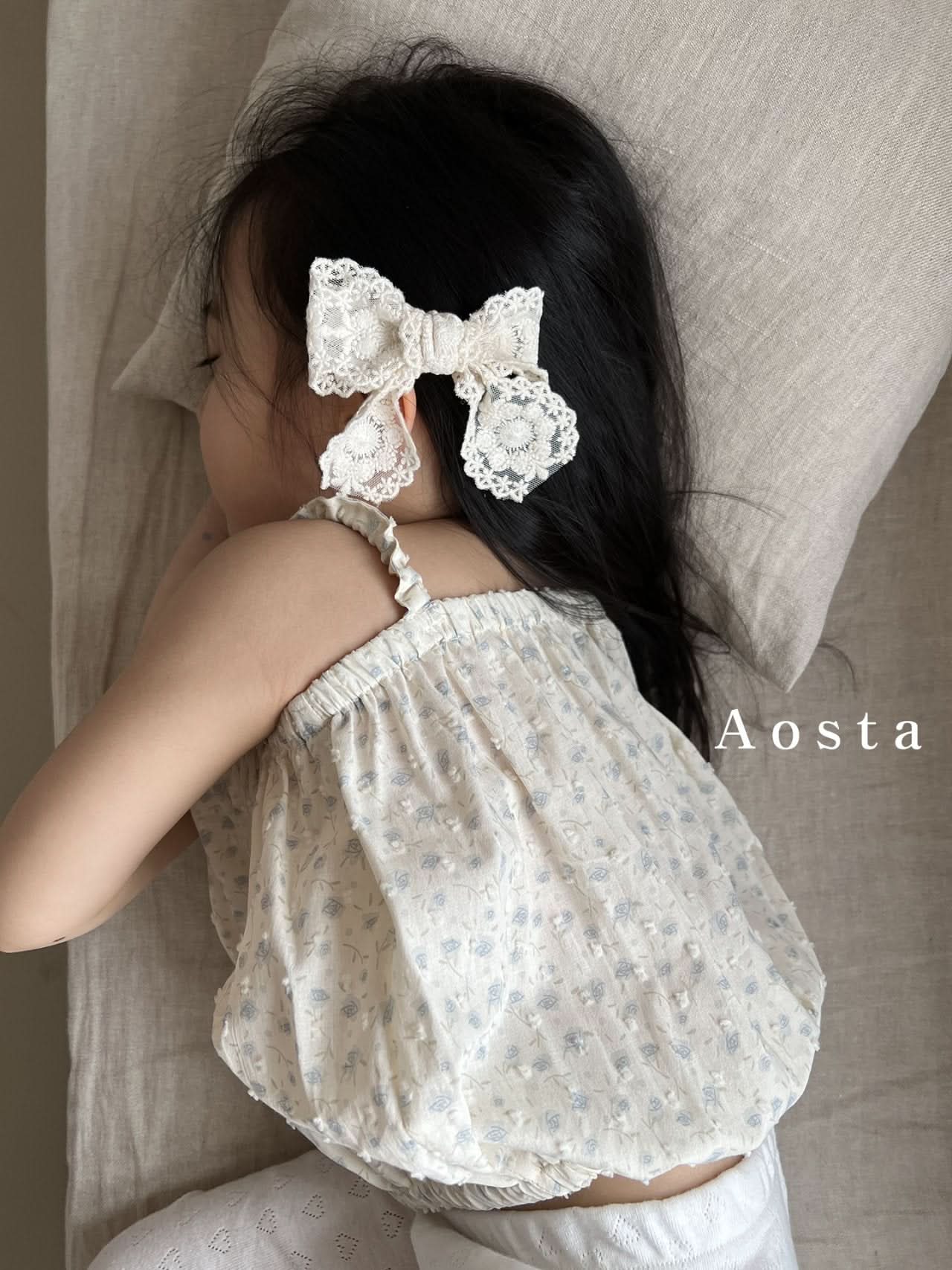 Toddler Aosta Swiss Dot Floral Print Crop Tank (3m-5y) kids outfit