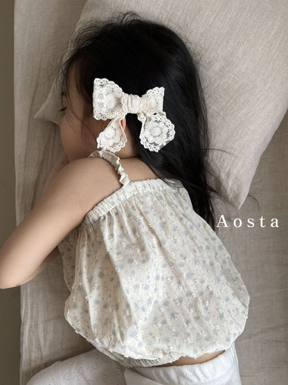Toddler Aosta Swiss Dot Floral Print Crop Tank (3m-5y) kids outfit