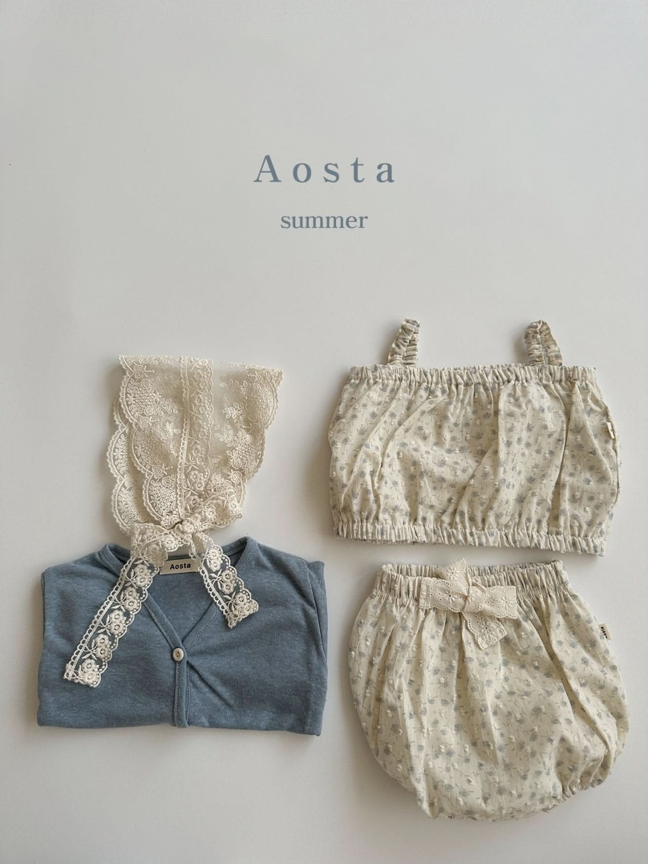 Toddler Aosta Swiss Dot Floral Print Crop Tank (3m-5y) kids outfit