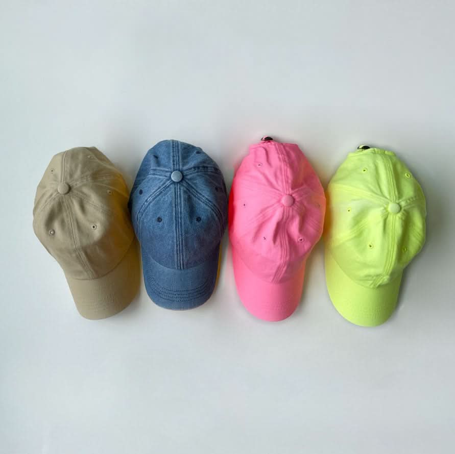Toddler Basic Baseball Cap (4 - 9y) - 4 Colors kids outfit