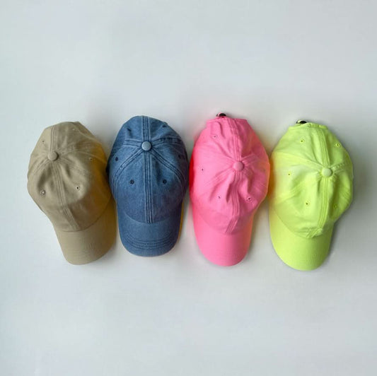 Toddler Basic Baseball Cap (4 - 9y) - 4 Colors kids outfit