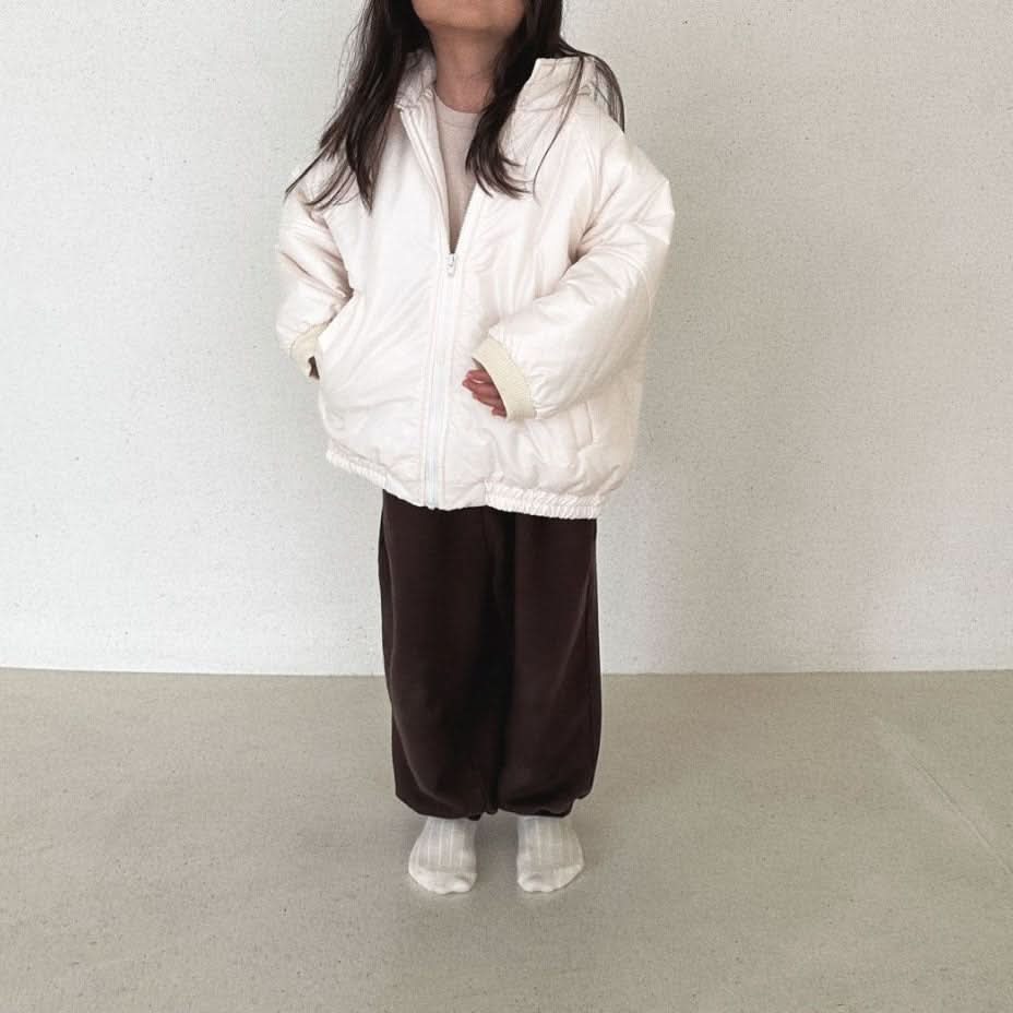 Toddler Bella Collar Padded Jacket (1 - 6y) - 2 Colors kids outfit