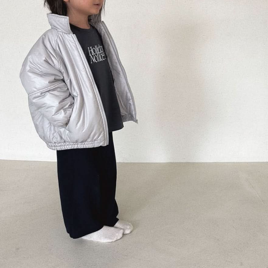 Toddler Bella Collar Padded Jacket (1 - 6y) - 2 Colors kids outfit