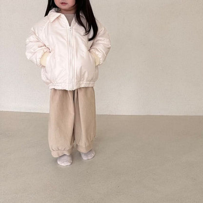 Toddler Bella Collar Padded Jacket (1 - 6y) - 2 Colors kids outfit
