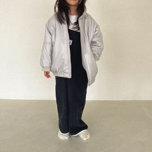 Toddler Bella Collar Padded Jacket (1 - 6y) - 2 Colors kids outfit