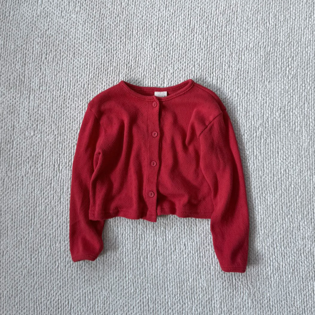 Toddler Bella F25 Pointelle Cardigan (1 - 6y) - 3 Colors kids outfit