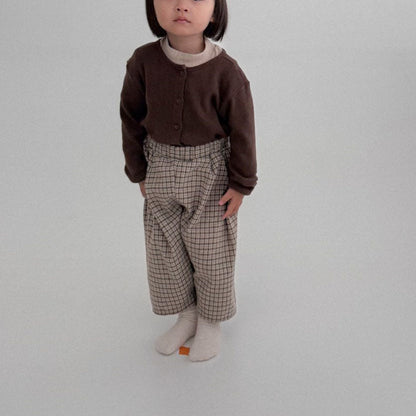 Toddler Bella F25 Pointelle Cardigan (1 - 6y) - 3 Colors kids outfit