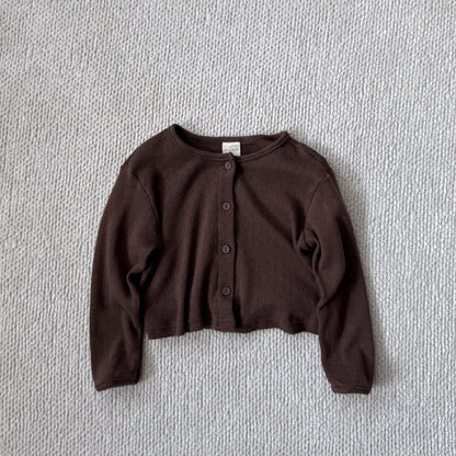 Toddler Bella F25 Pointelle Cardigan (1 - 6y) - 3 Colors kids outfit