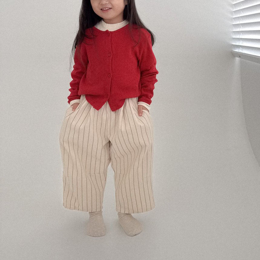 Toddler Bella F25 Pointelle Cardigan (1 - 6y) - 3 Colors kids outfit