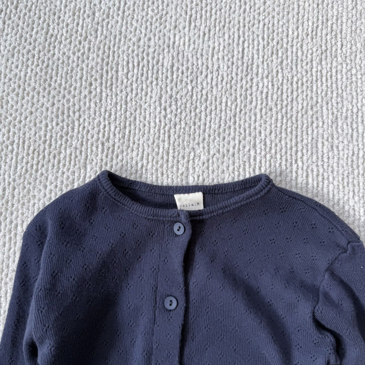 Toddler Bella F25 Pointelle Cardigan (1 - 6y) - 3 Colors kids outfit