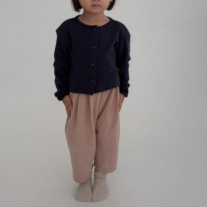 Toddler Bella F25 Pointelle Cardigan (1 - 6y) - 3 Colors kids outfit